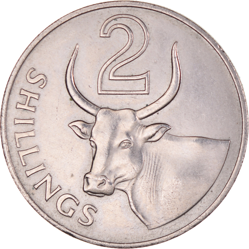 Monnaie, Gambie , 2 Shillings, 1966, TTB+, Cupro-nickel, KM:5