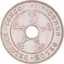 Coin, Belgian Congo, 10 Centimes, 1921, Heaton, AU(50-53), Copper-nickel, KM:18