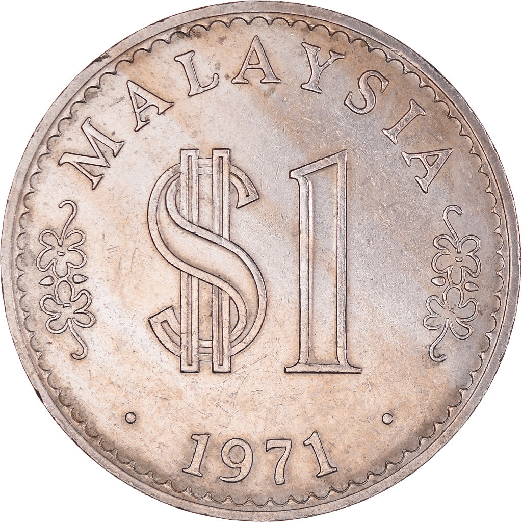 Coin, Malaysia, Ringgit, 1971, Franklin Mint, AU(50-53), Copper-nickel, KM:9.1