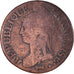 Moeda, França, Dupré, 5 Centimes, AN 8, Paris, VF(20-25), Bronze, KM:640.1