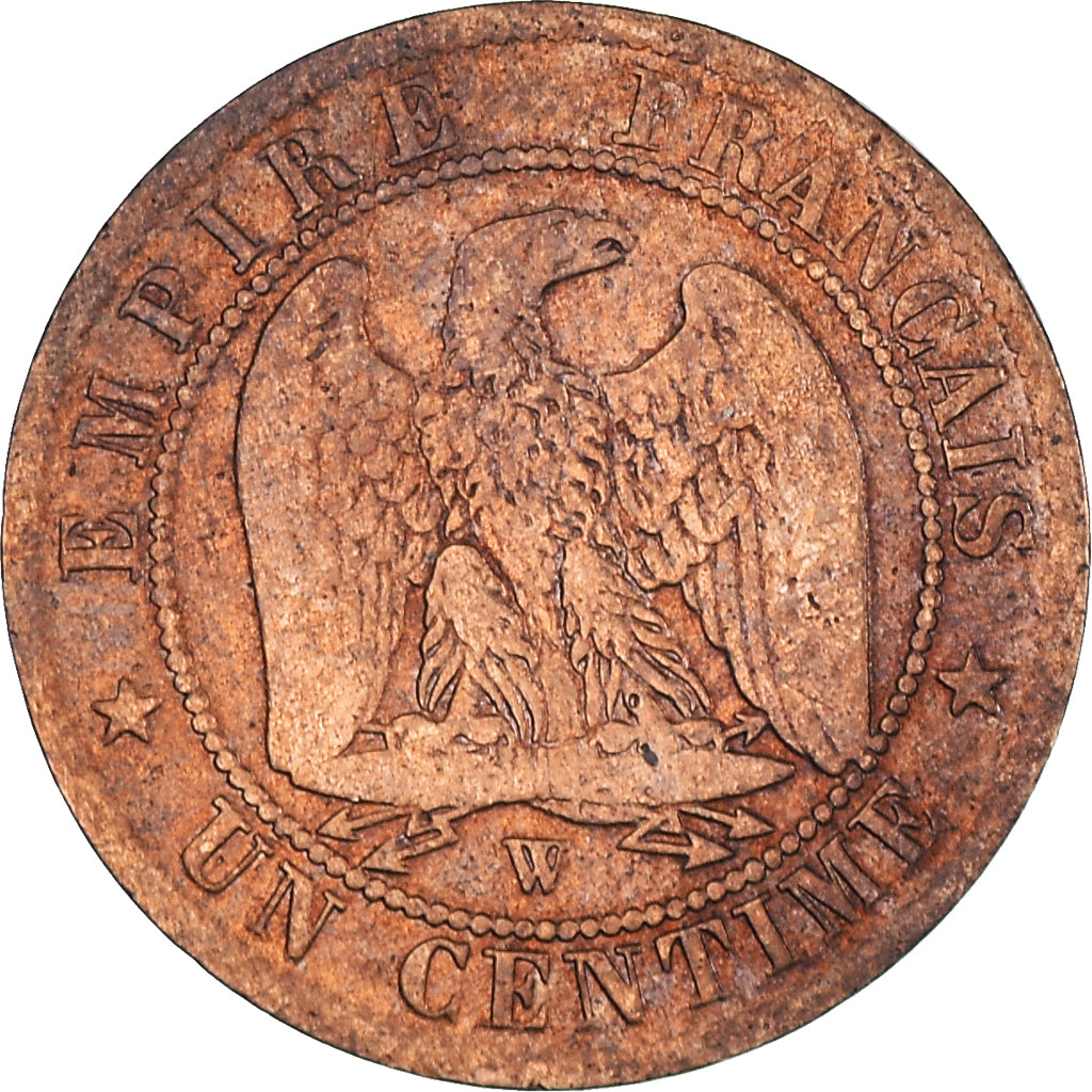 Coin, France, Napoléon III, Centime, 1856, Lille, VF(20-25), Bronze, KM:775.7