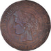 Moneta, Francja, Cérès, 10 Centimes, 1898, Paris, VF(20-25), Brązowy