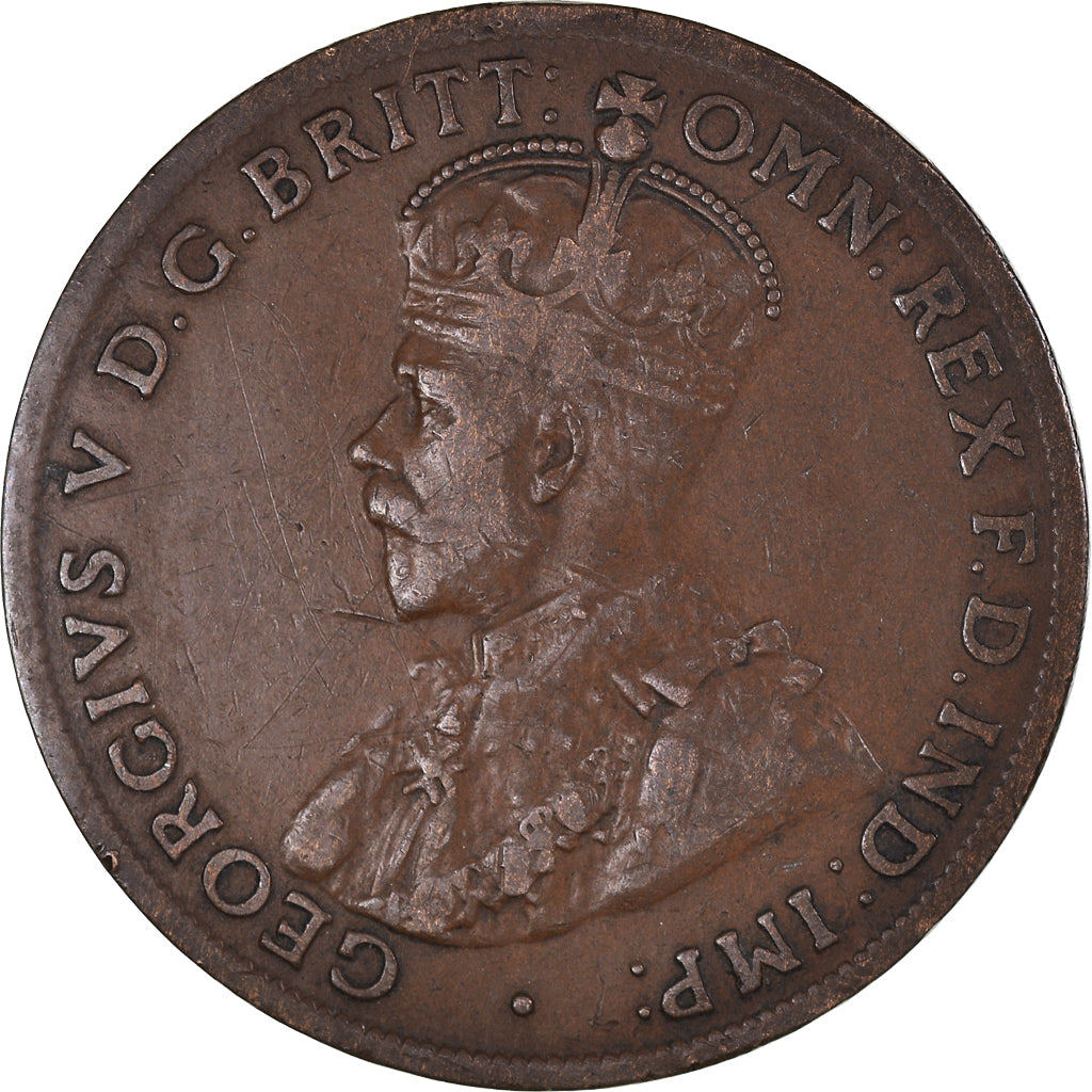 Coin, Australia, George V, Penny, 1920, VF(30-35), Bronze, KM:23