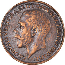 Coin, Great Britain, George V, Farthing, 1914, EF(40-45), Bronze, KM:808.1