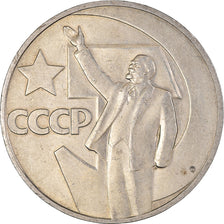 Coin, Russia, Rouble, 1967, EF(40-45), Copper-Nickel-Zinc, KM:140.1