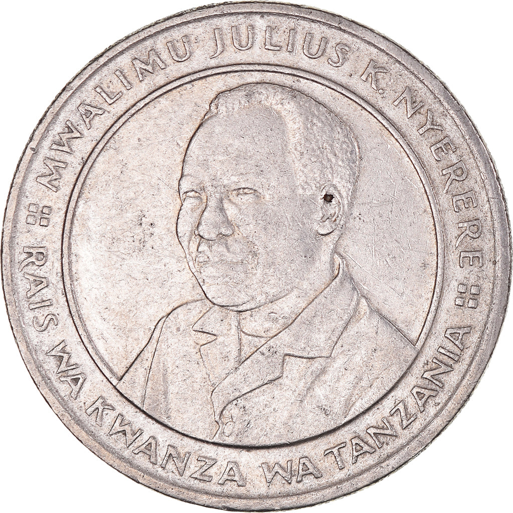 Münze, Tanzania, 10 Shilingi, 1992, SS, Nickel Clad Steel, KM:20a.2