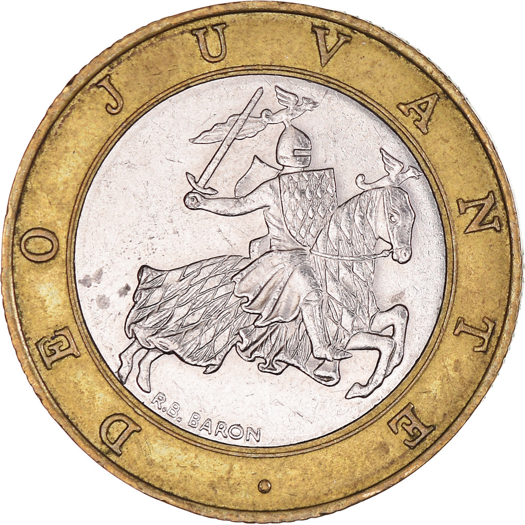 Coin, Monaco, Rainier III, 10 Francs, 1995, AU(50-53), Bi-Metallic, KM:163