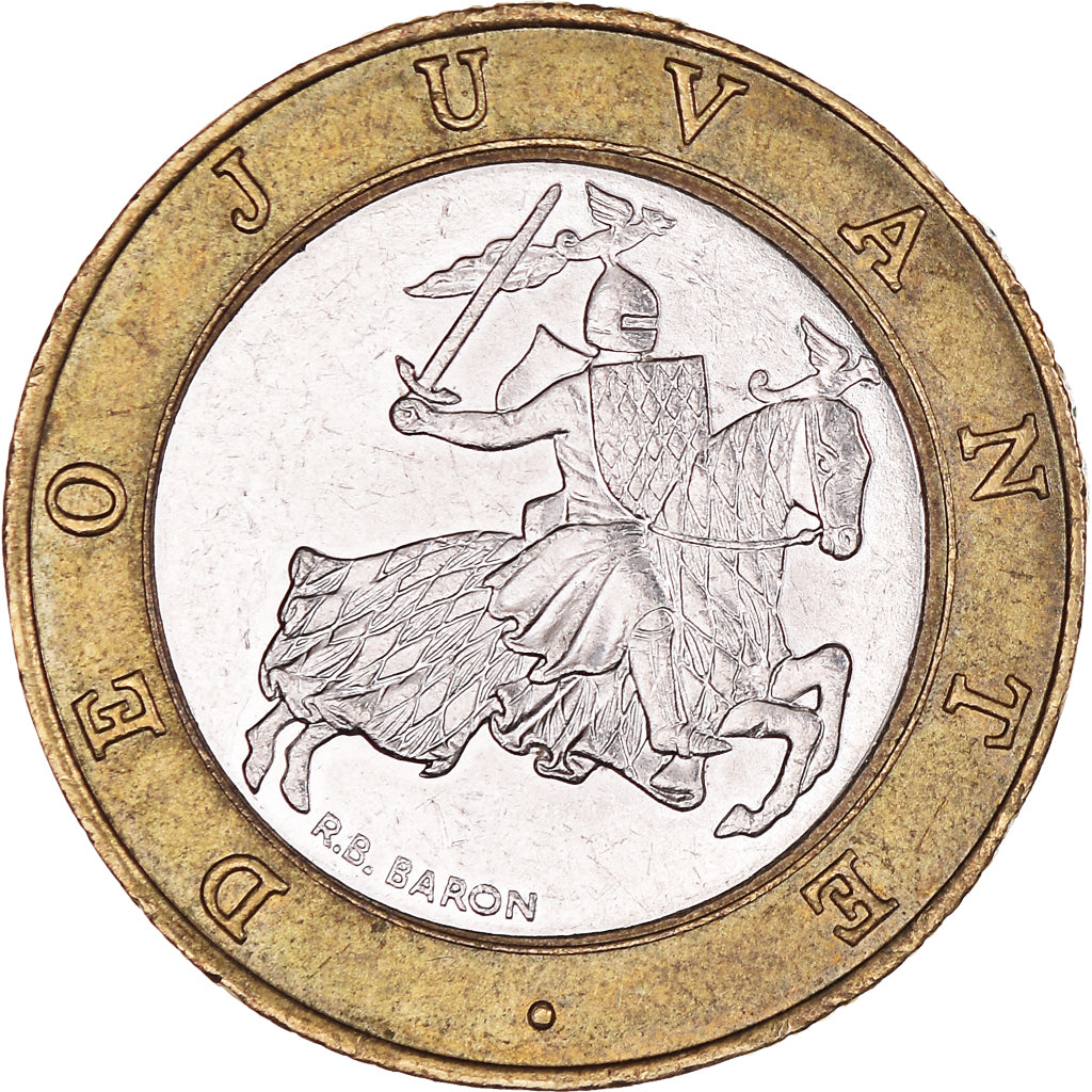 Coin, Monaco, Rainier III, 10 Francs, 1997, AU(50-53), Bi-Metallic, KM:163