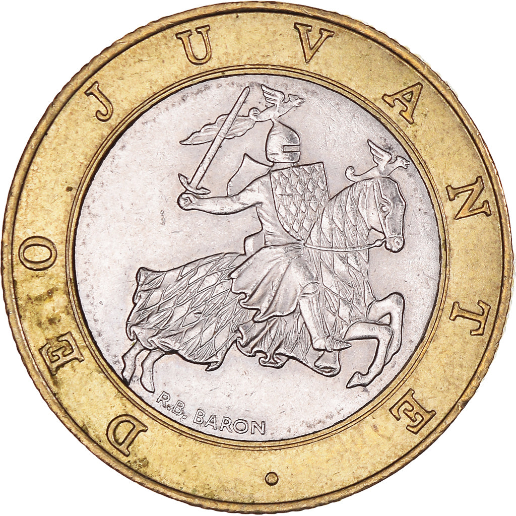 Coin, Monaco, Rainier III, 10 Francs, 2000, AU(50-53), Bi-Metallic, KM:163