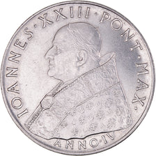 Coin, VATICAN CITY, John XXIII, 100 Lire, 1962, Rome, AU(50-53), Stainless