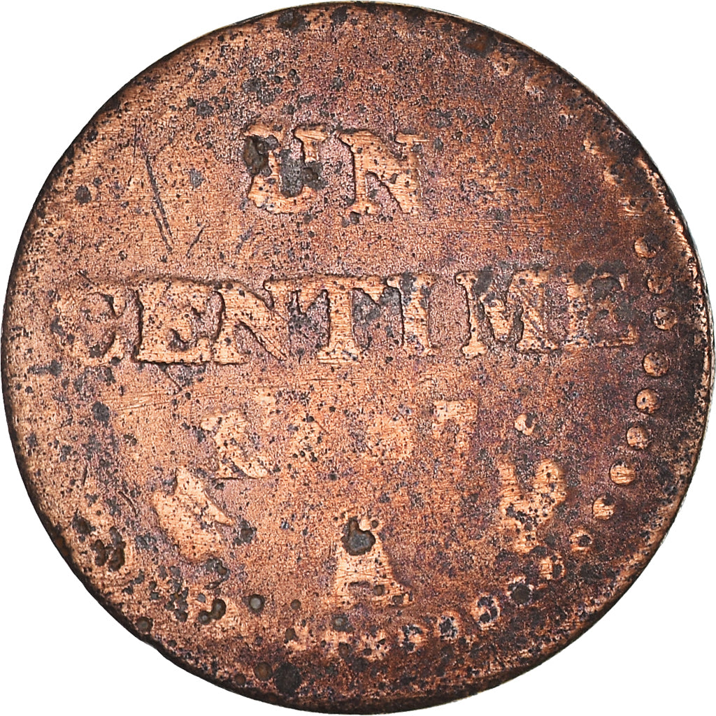 Münze, Frankreich, Dupré, Centime, AN 7, Paris, SGE+, Bronze, KM:646