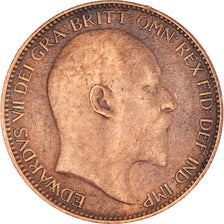 Coin, Great Britain, Edward VII, Farthing, 1907, EF(40-45), Bronze, KM:792