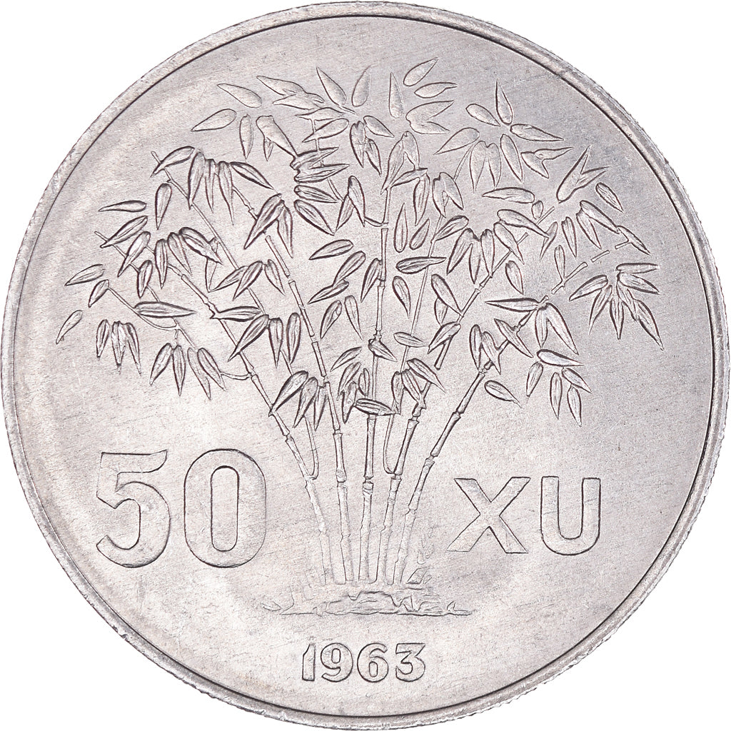 Munten, Viëtnam, STATE OF SOUTH VIET NAM, 50 Xu, 1963, PR, Aluminium, KM:6