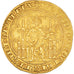 Moneta, Francja, Philippe IV le Bel, Chaise d'or, (1303), Rzadkie, AU(50-53)