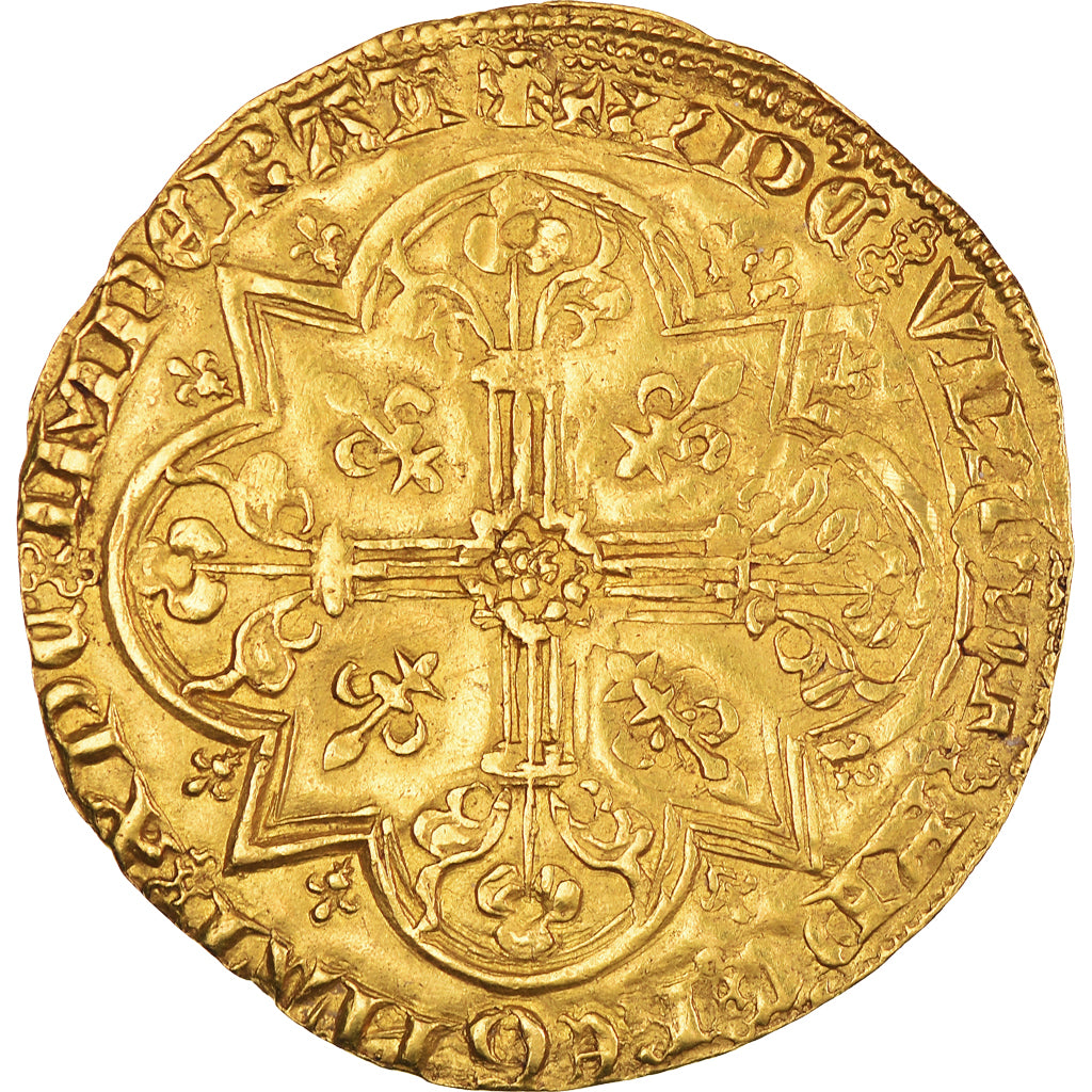 Coin, France, Jean II le Bon, Mouton d'or, 1350-1364, AU(50-53), Gold