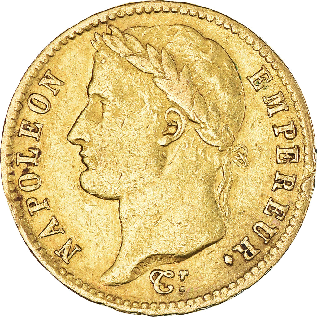 Moneta, Francia, Napoléon I, 20 Francs, 1810, Paris, BB, Oro, KM:695.1