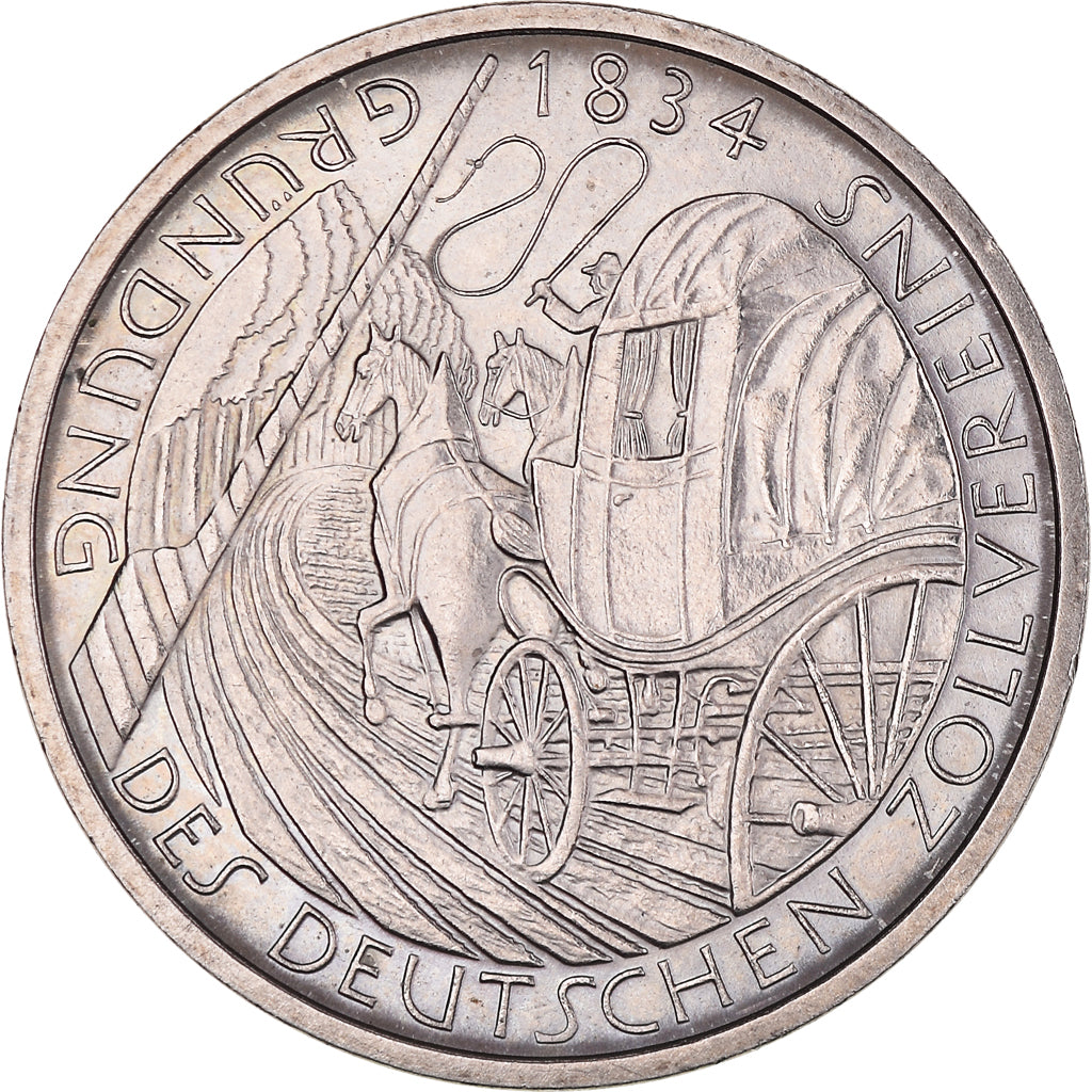 Coin, GERMANY - FEDERAL REPUBLIC, 5 Mark, 1984, Munich, Germany, AU(55-58)