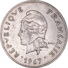 Coin, New Caledonia, 50 Francs, 1967, Paris, AU(50-53), Nickel, KM:7