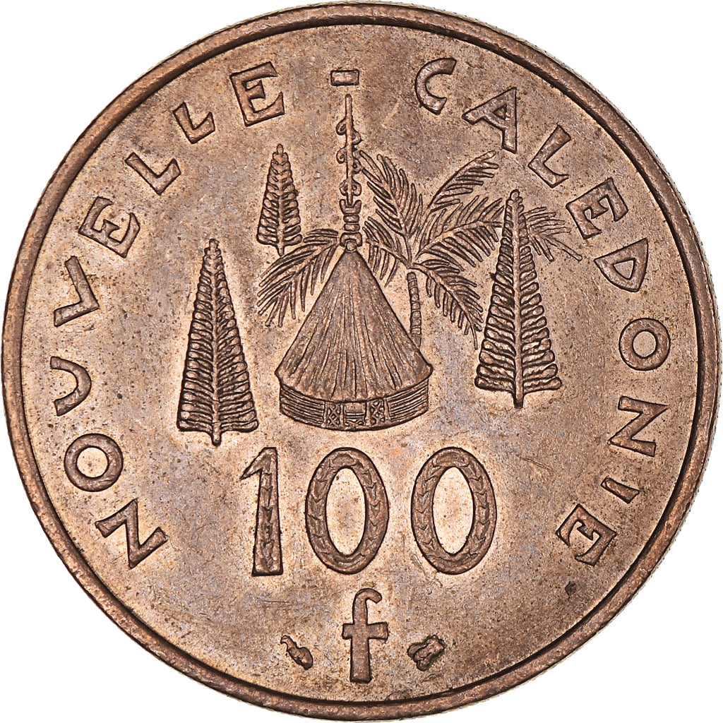 Münze, Neukaledonien, 100 Francs, 1998, Paris, VZ, Nickel-Bronze, KM:15