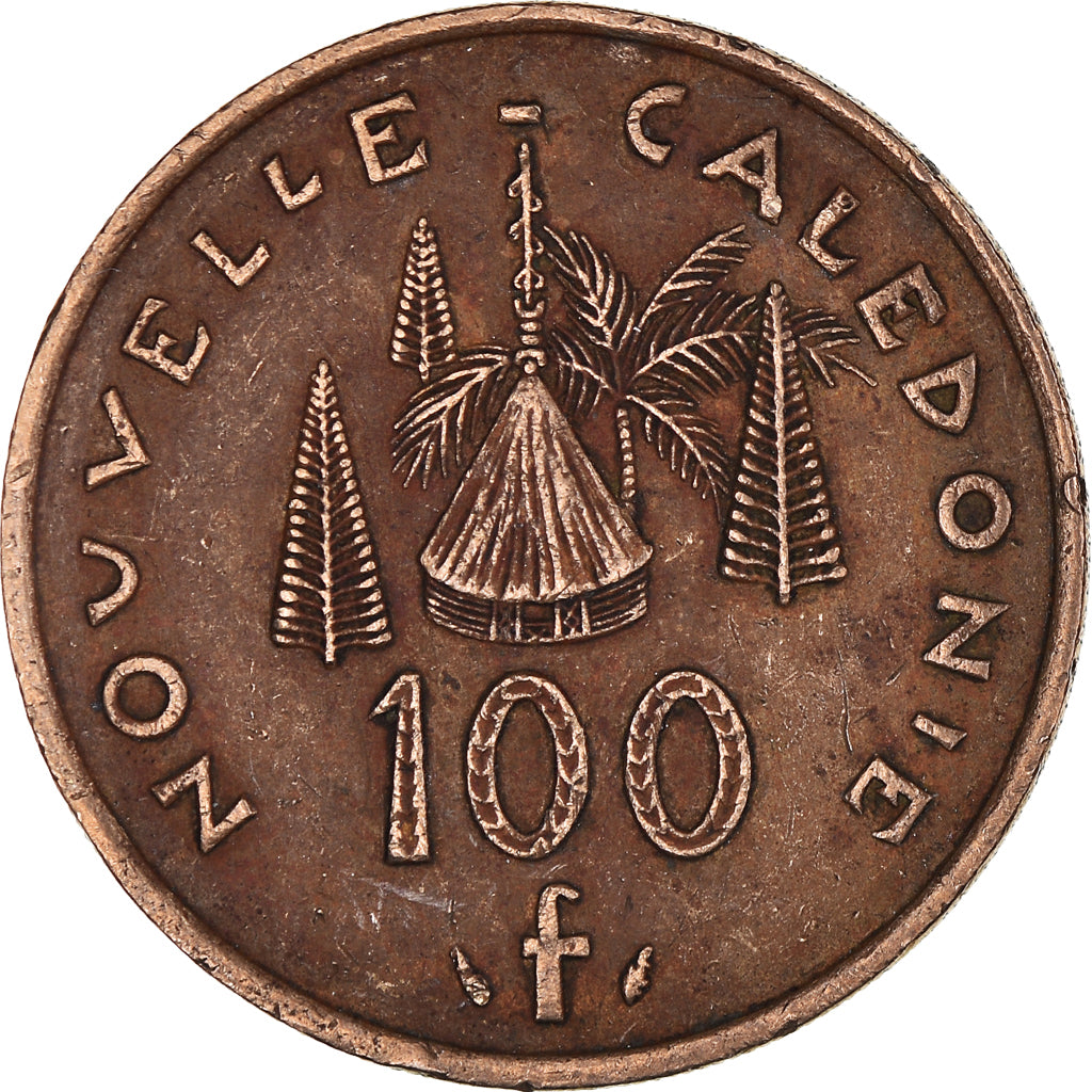 Coin, New Caledonia, 100 Francs, 1984, Paris, EF(40-45), Nickel-Bronze, KM:15