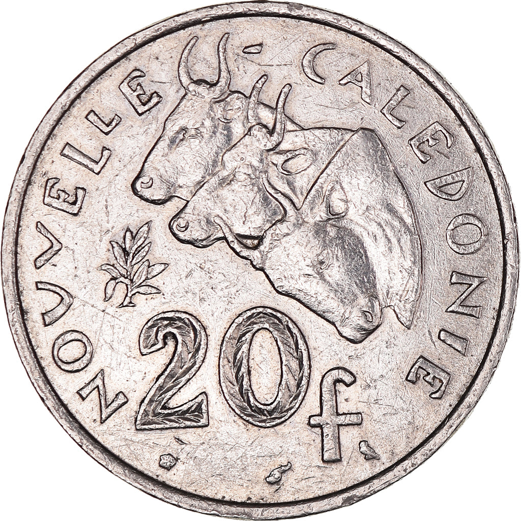 Monnaie, Nouvelle-Calédonie, 20 Francs, 1972, Paris, TTB, Nickel, KM:12