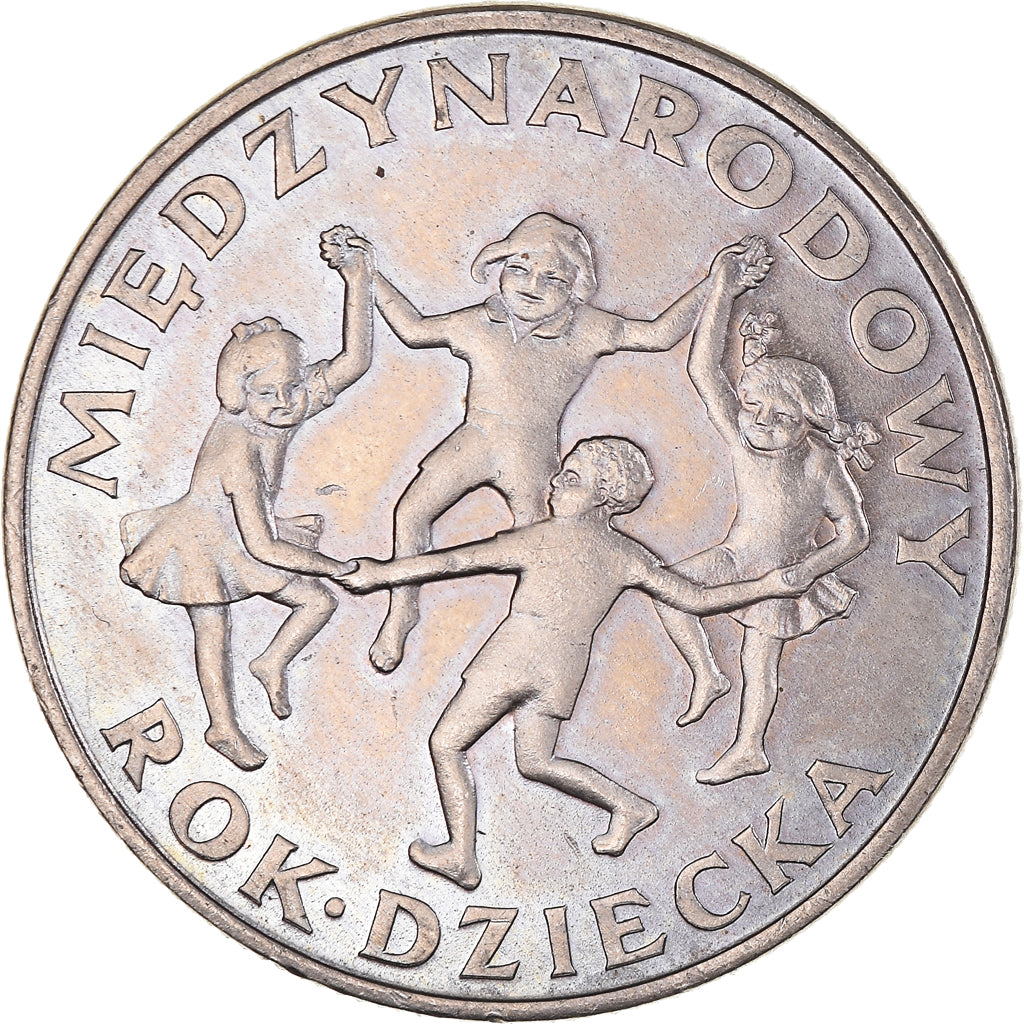 Moneta, Polska, 20 Zlotych, 1979, Warsaw, AU(55-58), Miedź-Nikiel, KM:99