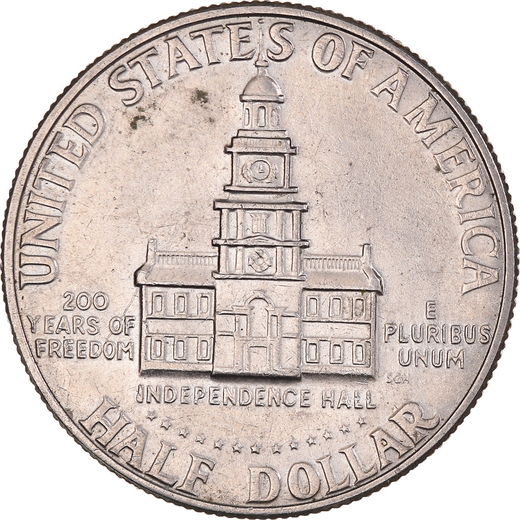 Moneda, Estados Unidos, Kennedy, Half Dollar, 1976, Philadelphia, MBC+, Cobre -