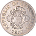 Moeda, Seicheles, Rupee, 1977, British Royal Mint, AU(55-58), Cobre-níquel