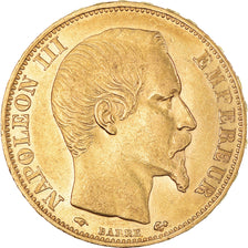 Coin, France, Napoleon III, 20 Francs, 1859, Paris, AU(55-58), Gold, KM:781.1