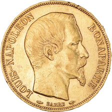 Münze, Frankreich, 20 Francs, 1852, Paris, SS+, Gold, KM:774, Gadoury:1060