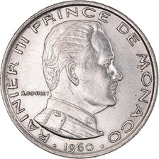 Munten, Monaco, Rainier III, Franc, 1960, PR, Nickel, KM:140, Gadoury:MC 150