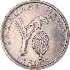 Moneda, Tonga, King Taufa'ahau Tupou IV, 10 Seniti, 1981, EBC, Cobre - níquel