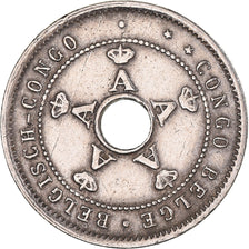Coin, Belgian Congo, Albert I, 5 Centimes, 1911, EF(40-45), Copper-nickel, KM:17