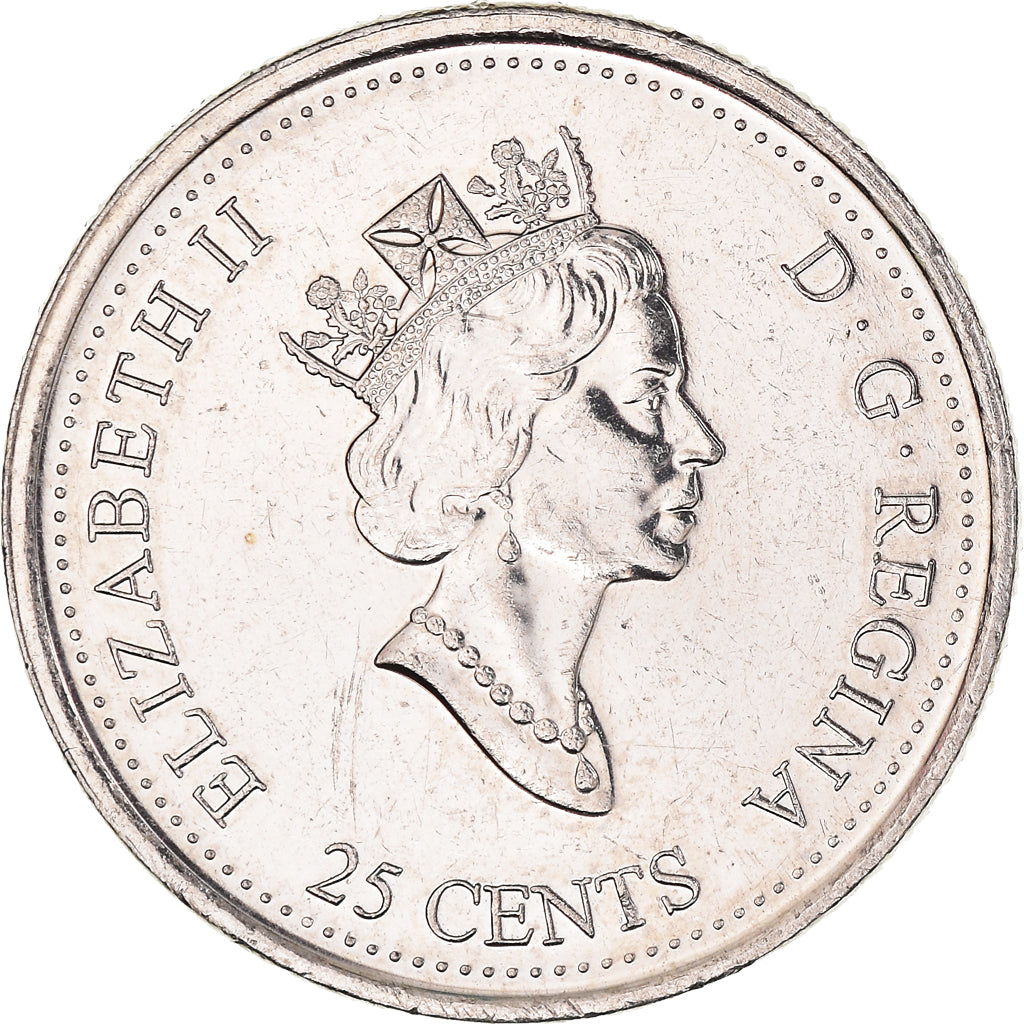Moneta, Canada, Elizabeth II, 25 Cents, 1999, Royal Canadian Mint, Ottawa