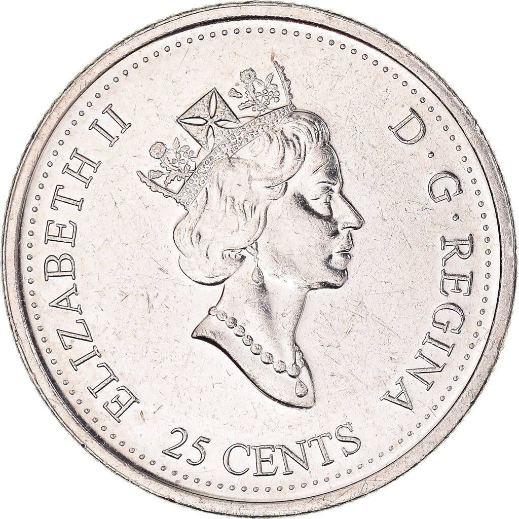 Moneta, Canada, Elizabeth II, 25 Cents, 1999, Royal Canadian Mint, Ottawa