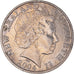 Coin, New Zealand, Elizabeth II, 20 Cents, 2004, EF(40-45), Copper-nickel