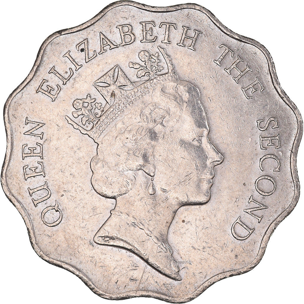 Coin, Hong Kong, Elizabeth II, 2 Dollars, 1986, EF(40-45), Copper-nickel, KM:60