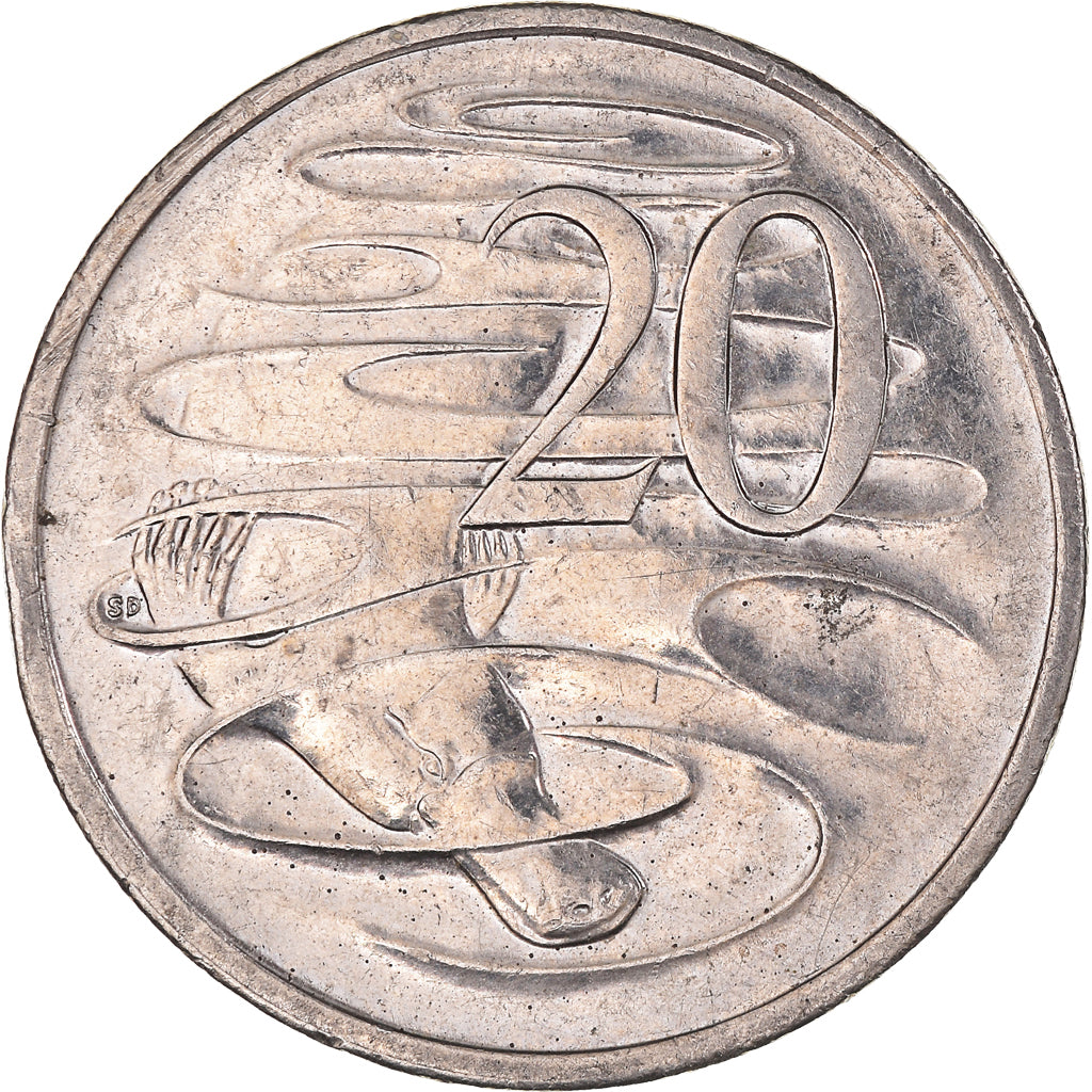 Munten, Australië, Elizabeth II, 20 Cents, 2006, ZF+, Cupro-nikkel, KM:403