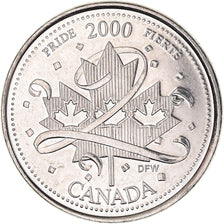 Coin, Canada, Elizabeth II, 25 Cents, 2000, Royal Canadian Mint, Ottawa