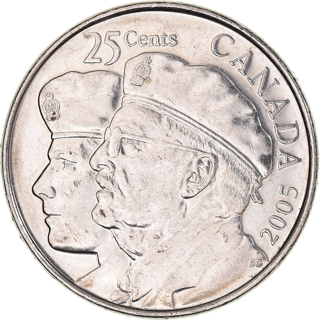 Moneta, Canada, Elizabeth II, 25 Cents, 2005, Royal Canadian Mint, AU(55-58)