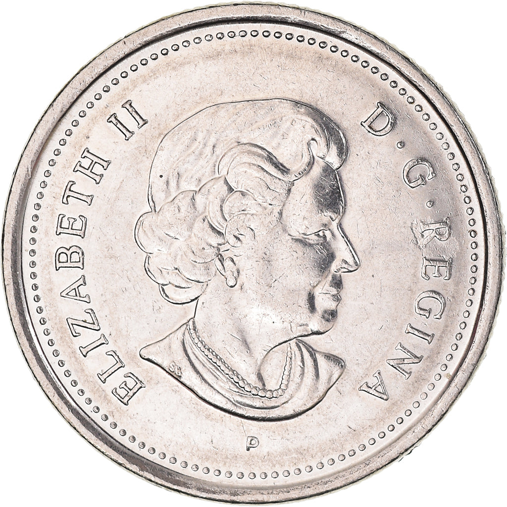 Moneta, Canada, Elizabeth II, 25 Cents, 2005, Royal Canadian Mint, AU(55-58)