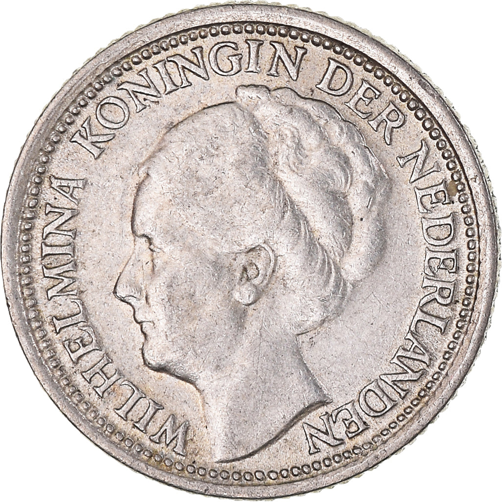 Monnaie, Pays-Bas, Wilhelmina I, 10 Cents, 1939, TTB+, Argent, KM:163