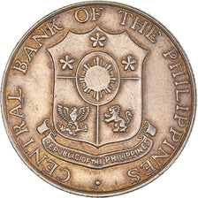 Coin, Philippines, 25 Centavos, 1966, EF(40-45), Copper-Nickel-Zinc, KM:189.2