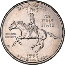 Coin, United States, Delaware, Quarter, 1999, U.S. Mint, Philadelphia