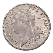 FRANCE, Écu de 6 livres françois, ECU, 6 Livres, 1792, Paris, KM #615.1, AU...