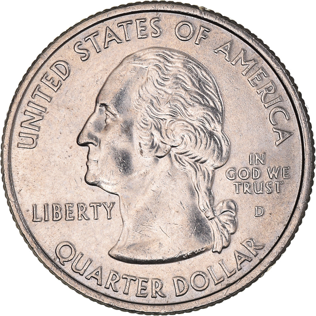 Moneta, USA, Montana, Quarter, 2007, U.S. Mint, Denver, AU(55-58), Miedź-Nikiel