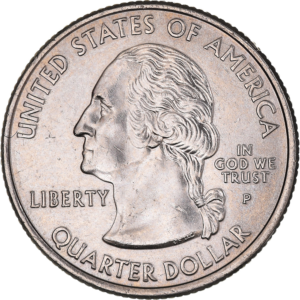 Coin, United States, Oklahoma, Quarter, 2008, U.S. Mint, Philadelphia