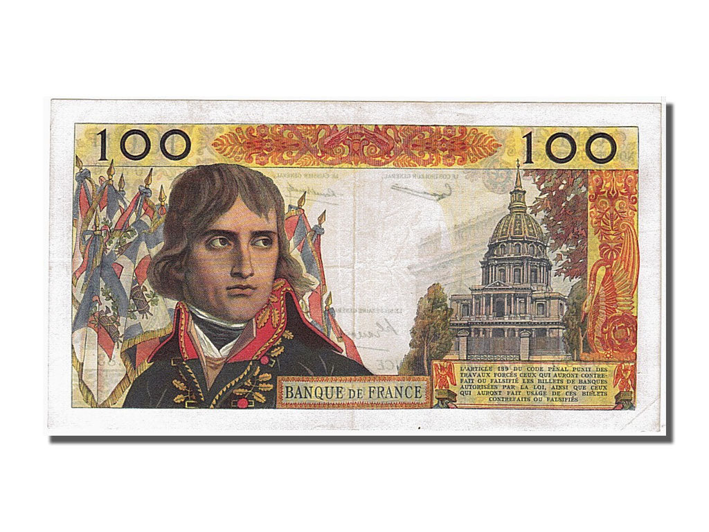 Billet, France, 100 Nouveaux Francs, 100 NF 1959-1964 ''Bonaparte'', 1960