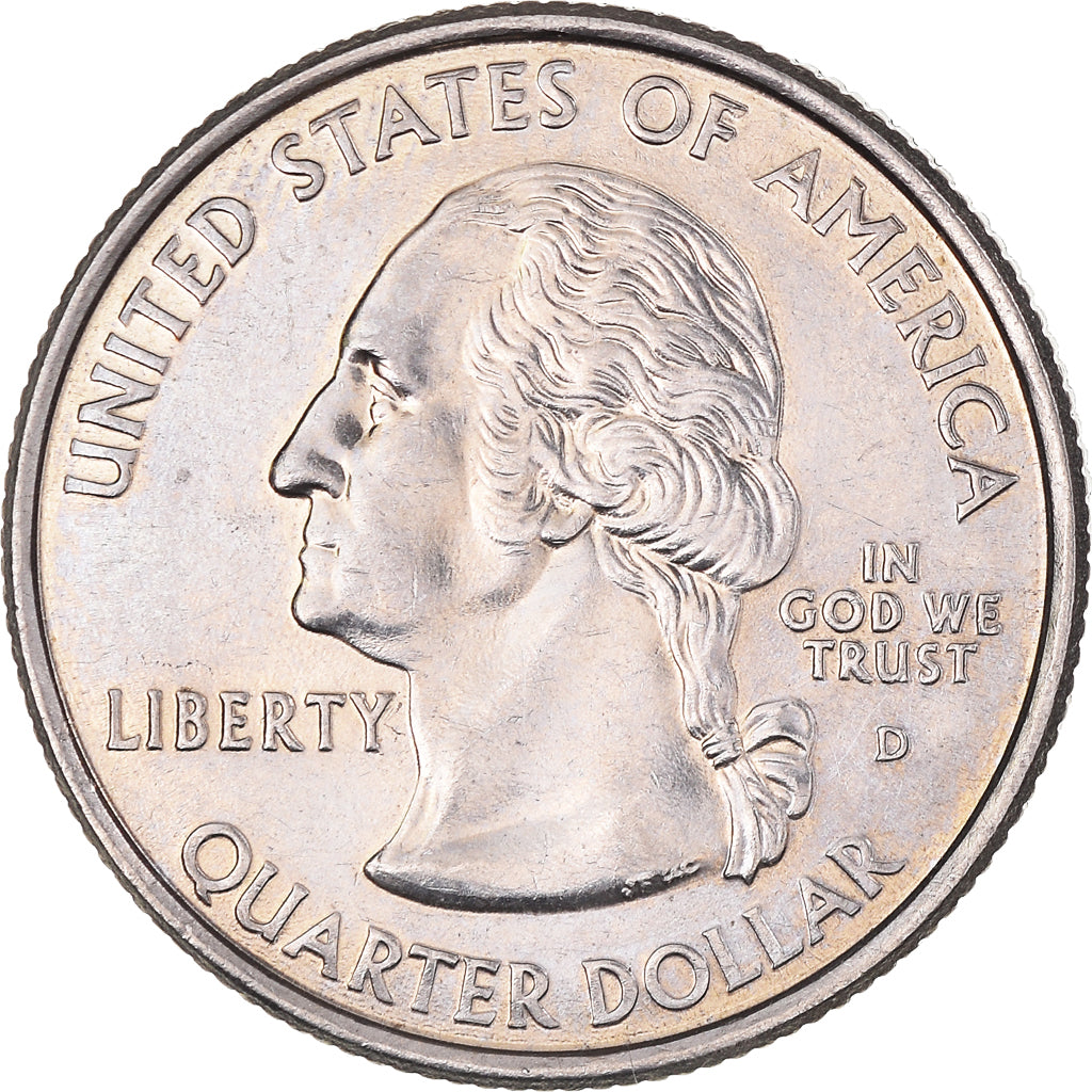 Coin, United States, Wyoming, Quarter, 2007, U.S. Mint, Denver, AU(55-58)