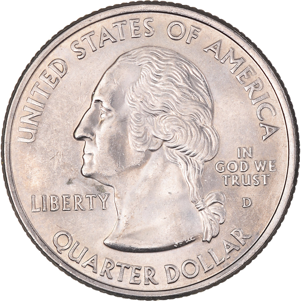 Moneta, Stati Uniti, Iowa, Quarter, 2004, U.S. Mint, Denver, SPL-, Rame